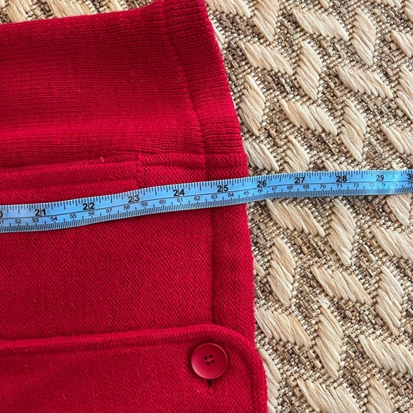 Creswick Sweater Vest - Women's Small Red - 100% Wool Classic - Picture 6 of 9